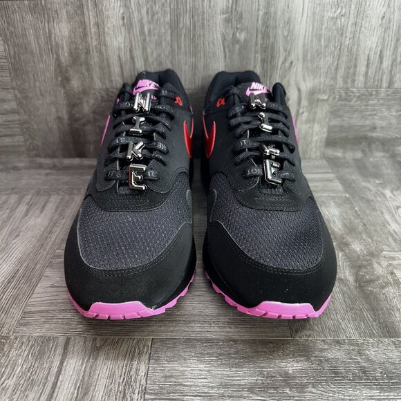 Nike Air Max 1 PRM Men's size 10 Valentine's Day Black HV2302-001 - Picture 2 of 9